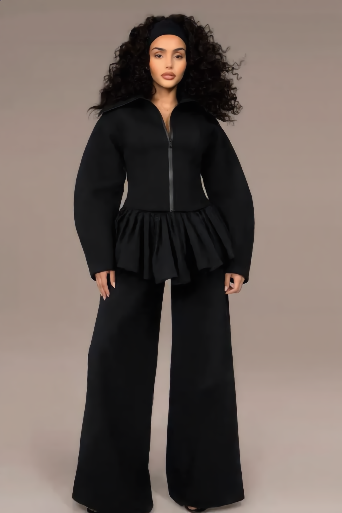 Veste NOÉMIE – NOÉMIE Cinched-Waist Zip Jacket