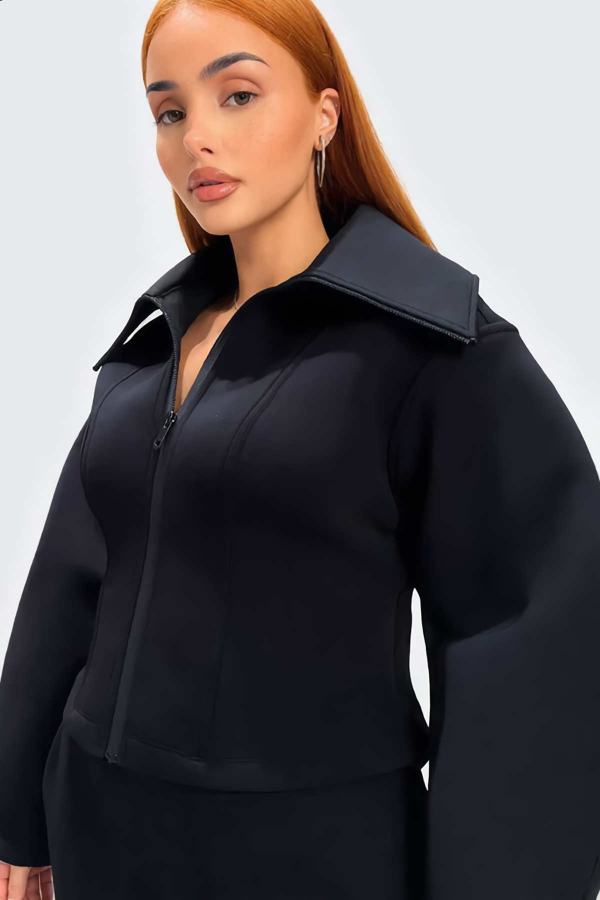 Veste NOÉMIE – NOÉMIE Cinched-Waist Zip Jacket