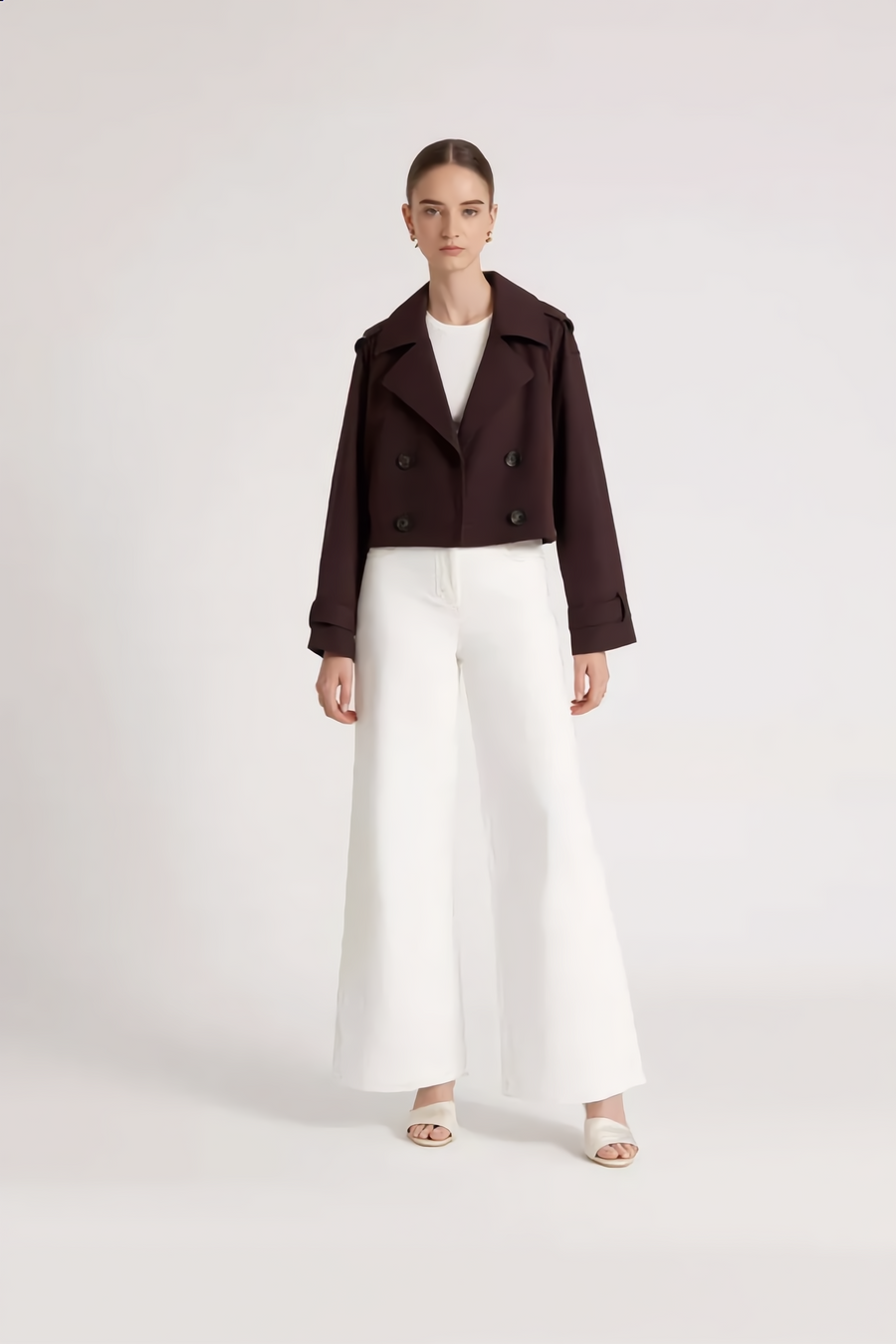 Trench CAMILLE – Court oversize croisé