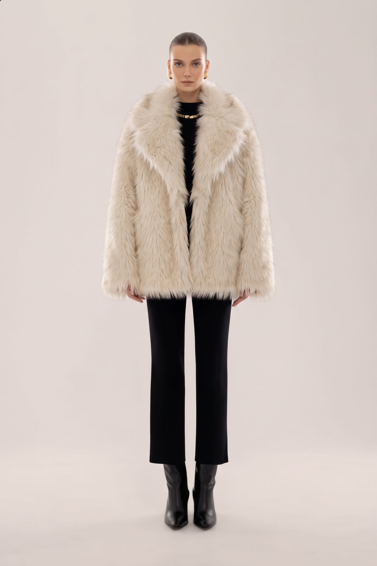 SVETLANA Coat – Ombré Faux Fur