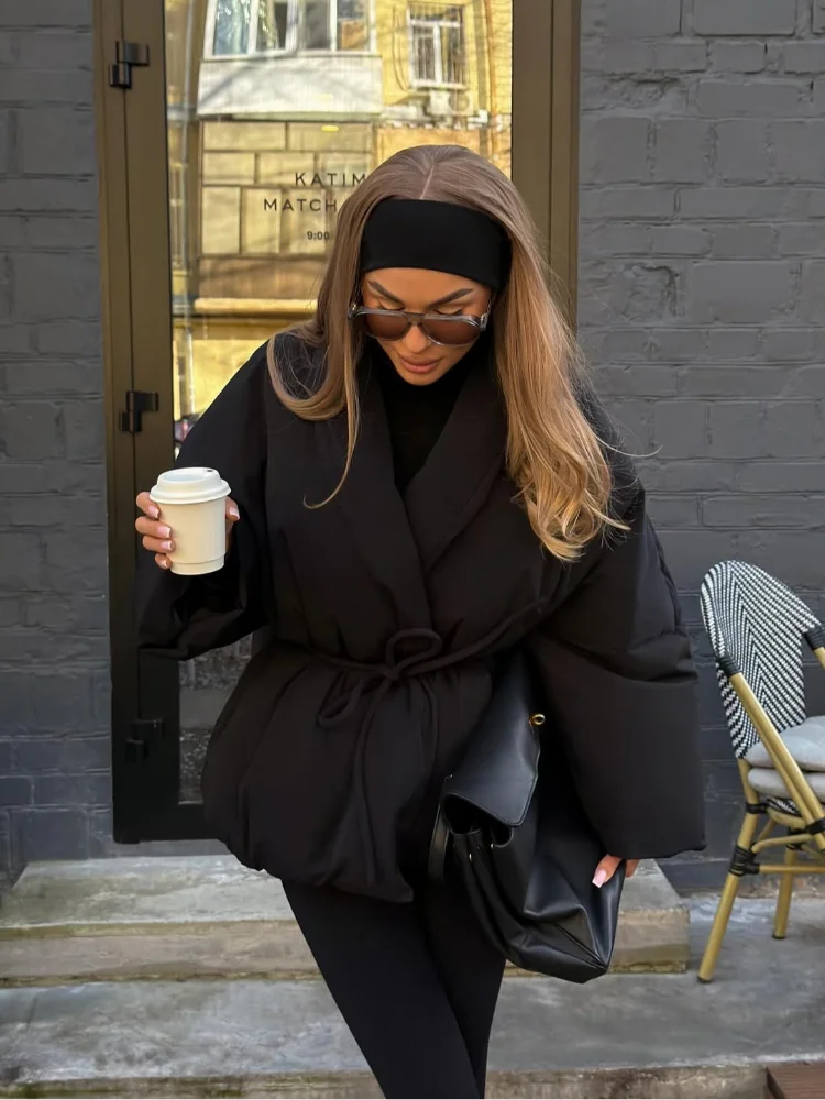 CASSANDRE Puffer – Oversized Belted