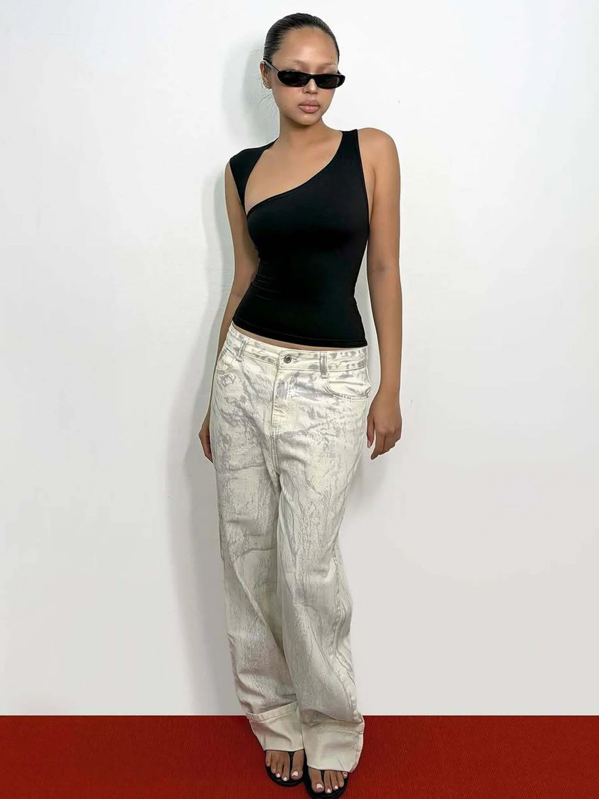 SELENA Top – Asymmetric One-Shoulder