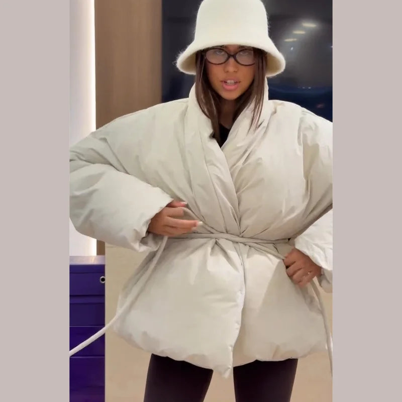 CASSANDRE Puffer – Oversized Belted