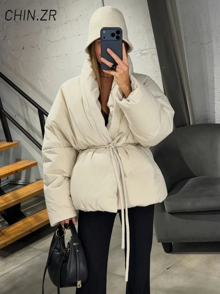 CASSANDRE Puffer – Oversized Belted