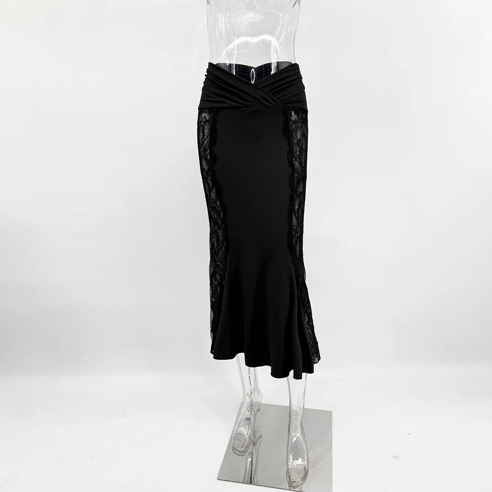 Ensemble ESTELLA – Dentelle & jupe sirène