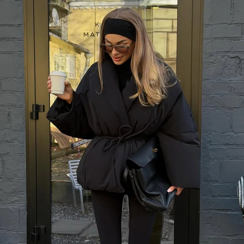 CASSANDRE Puffer – Oversized Belted