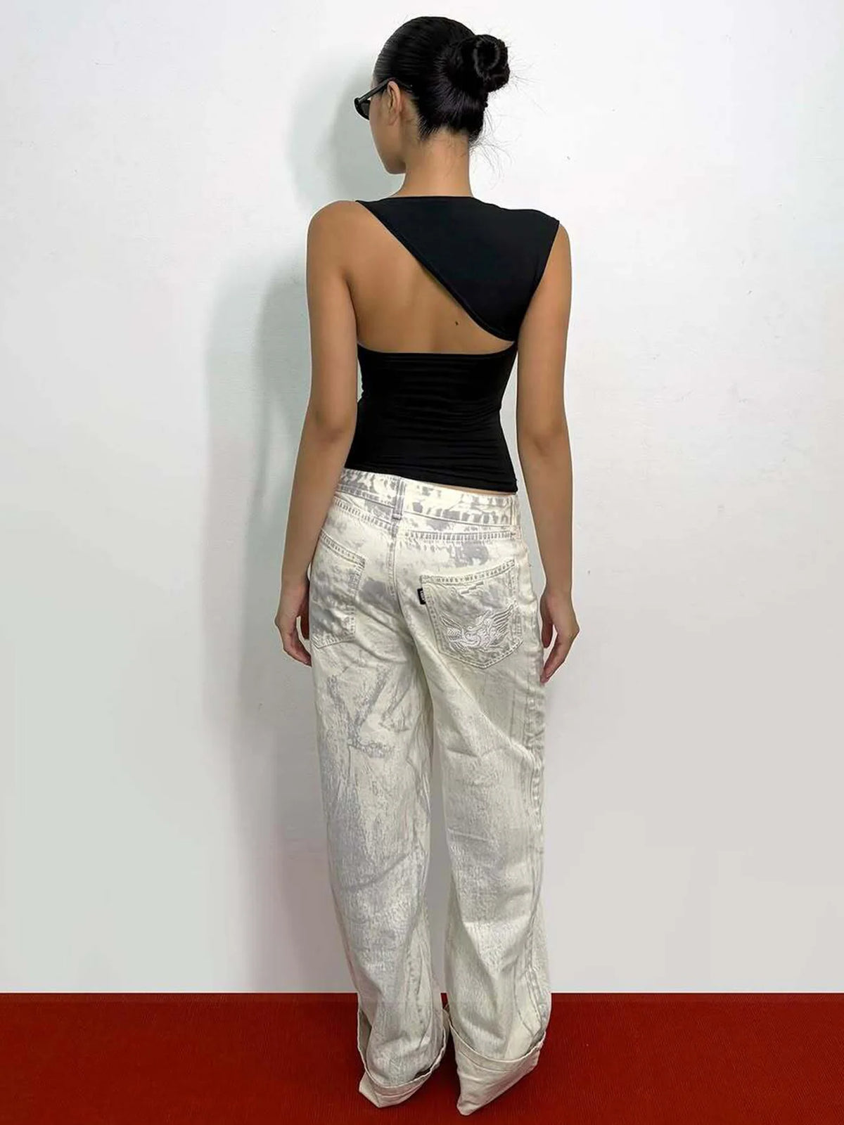 SELENA Top – Asymmetric One-Shoulder