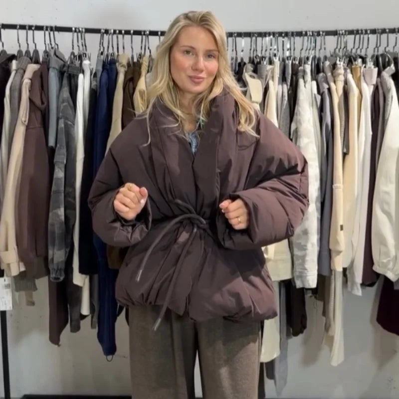 CASSANDRE Puffer – Oversized Belted