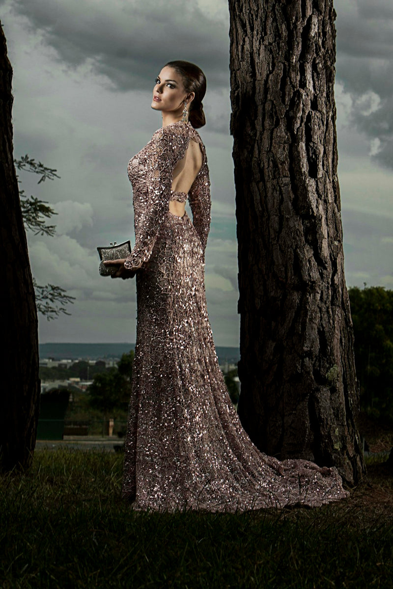 ZIARA grille 06 - Robe a paillettes