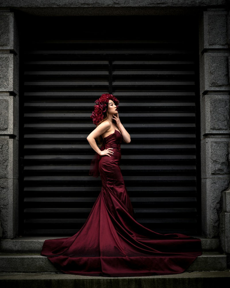ZIARA grille 04 - Robe rouge